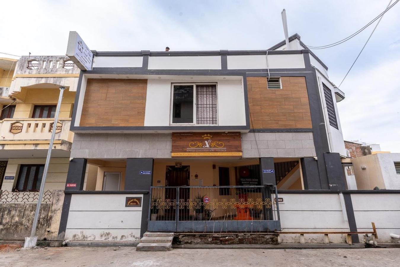 La Villa Pondi Cherie Centertownbeachauroville ポンディシェリ エクステリア 写真